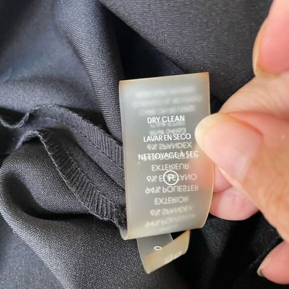 NWT Calvin Klein Sleeveless Scuba Crepe Dress Black 8 - Picture 10 of 10